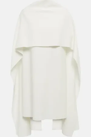 Roksanda Bridal Kaiya cape crÃªpe minidress
