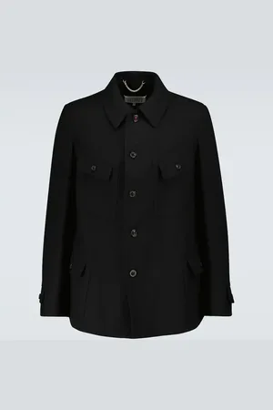 Maison Margiela Wool and cotton peacoat