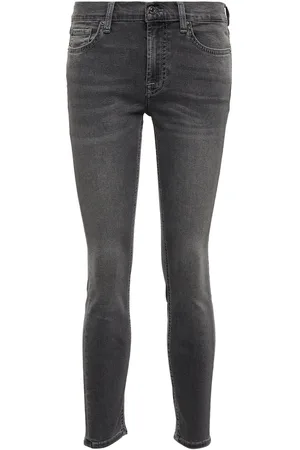 7 for all Mankind The Ankle B(AIR) mid-rise skinny jeans