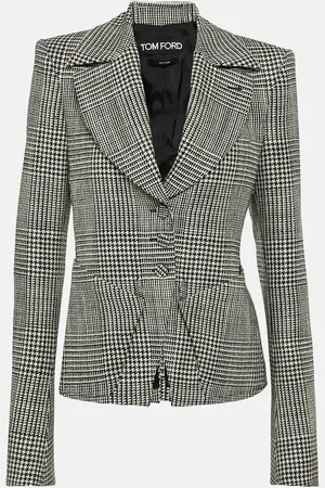 Tom Ford Checked virgin wool jacket