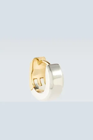 Bottega Veneta Hinge 18k gold-plated and sterling earrings
