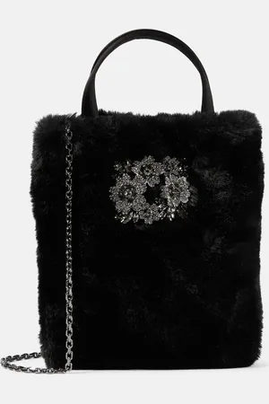 Roger Vivier DrapÃ© Pocket Bouquet Mini tote bag