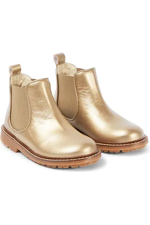 Girls on sale gold boots