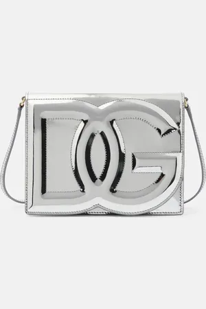 Dolce & Gabbana DG mirrored leather crossbody bag