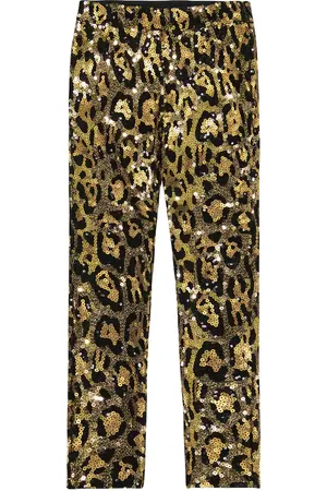 Dolce & Gabbana Sequined leopard leggings