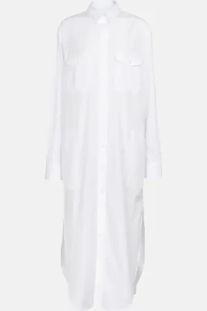 WARDROBE.NYC Cotton poplin shirt dress