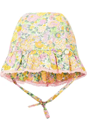 Tartine Et Chocolat Baby floral cotton hat