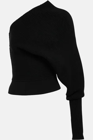 Rick Owens Longline cashmere and wool-blend top