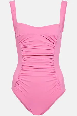 Karla Colletto Basics ruched swimsuit