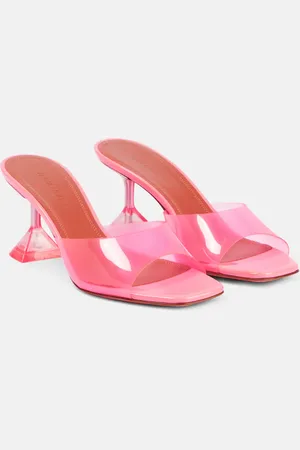 Amina Muaddi Lupita PVC mules