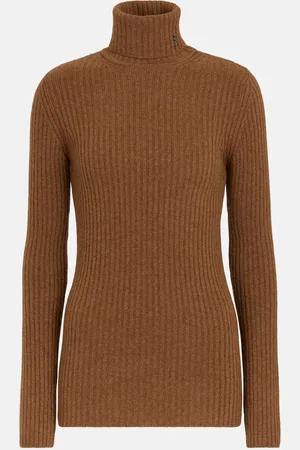 Saint Laurent Ribbed-knit wool and cashmere turtleneck sweater