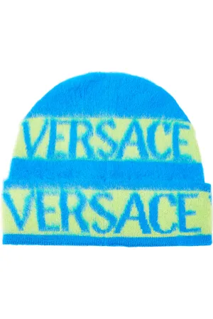 VERSACE Logo wool beanie