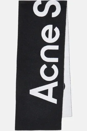 Acne Studios Toronty wool-blend jacquard scarf