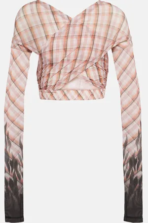 KNWLS Anti Cross Over jersey crop top