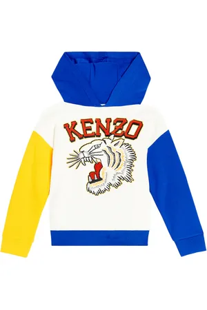 Kenzo Printed cotton jersey hoodie