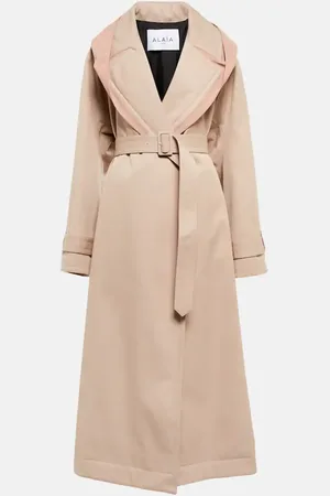 Alaïa AlaÃ¯a Hooded trench coat