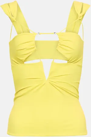 Nensi Dojaka Cutout jersey top