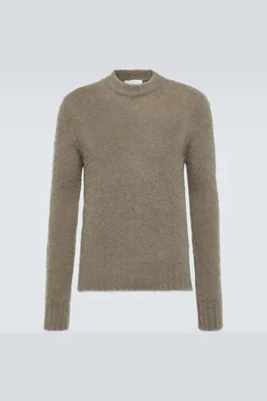 Ami Alpaca and wool-blend sweater