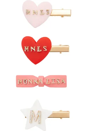 MONNALISA Set of 4 embellished hair clips