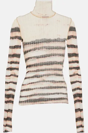 Jean Paul Gaultier X KNWLS striped turtleneck top