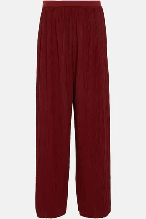 Max Mara Alfonsa jersey wide-leg pants