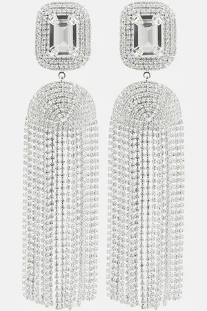 MAGDA BUTRYM Crystal-embellished drop earrings