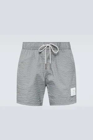 Thom Browne Seersucker swim trunks