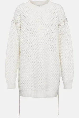 GIUSEPPE DI MORABITO Wool and cashmere minidress