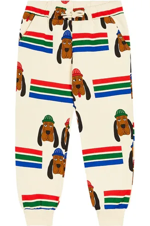 Mini Rodini Bloodhound cotton jersey sweatpants