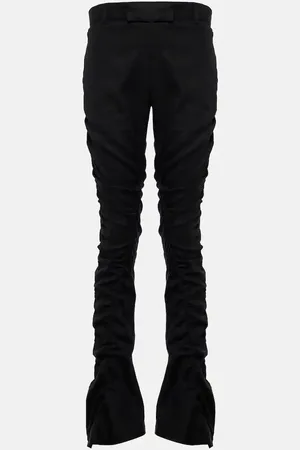 Acne Studios Mid-rise linen-blend flared pants