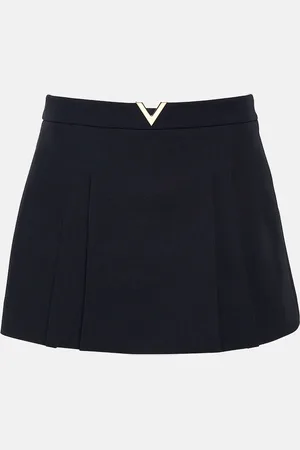 VALENTINO VGOLD CrÃªpe Couture miniskirt