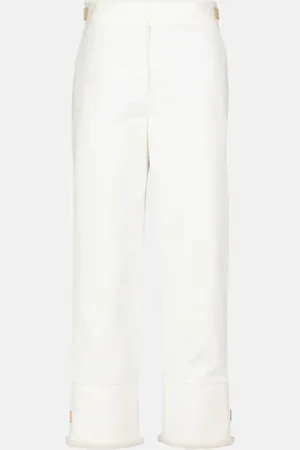 Loro Piana Andes cotton-blend twill straight pants