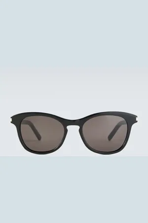 Saint Laurent Round-frame acetate sunglasses