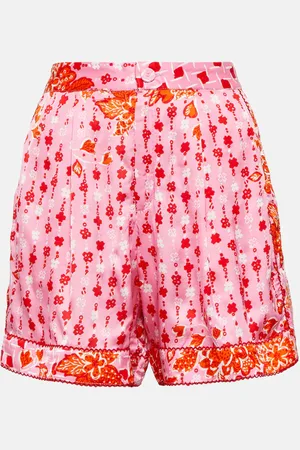 POUPETTE ST BARTH Isabelle floral satin shorts