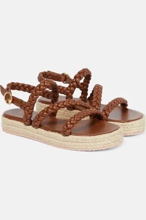 Gianvito Rossi Playa leather espadrilles