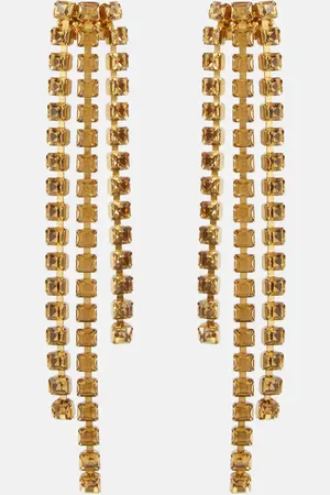 Oscar de la Renta Crystal-embellished earrings