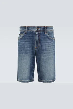 Dolce & Gabbana Bleached denim shorts