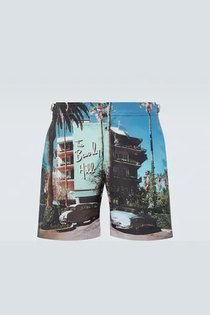 Orlebar Brown Bulldog printed swim shorts