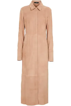 Joseph Casia suede and leather maxi dress