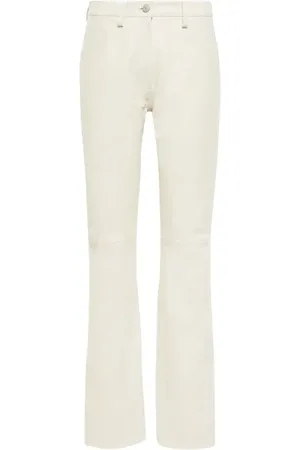 MAGDA BUTRYM High-rise straight leather pants
