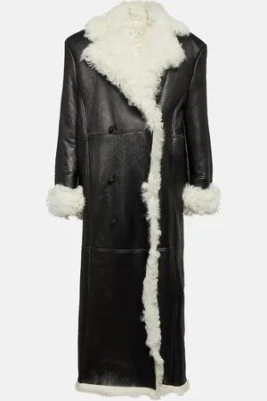 MAGDA BUTRYM Shearling-lined leather coat