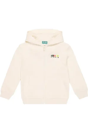 Kenzo Logo cotton jersey hoodie