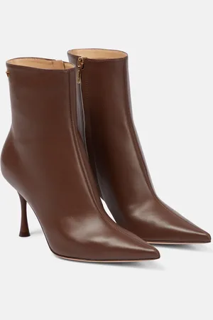 Gianvito Rossi Dunn leather ankle boots