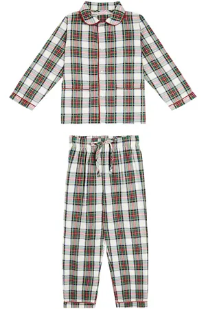 La Coqueta Navidad tartan cotton pajamas