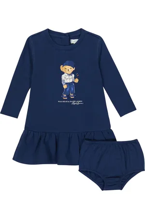 Ralph Lauren Baby Polo Bear dress and bloomers set