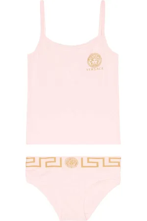 VERSACE Greca Border jersey tank top and briefs set