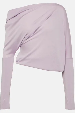 Tom Ford Off-shoulder cashmere and silk sweater