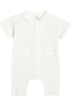 Il gufo Baby cotton playsuit