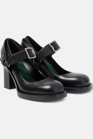 Burberry 85 leather pumps