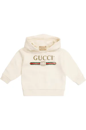 Gucci Baby logo cotton jersey hoodie